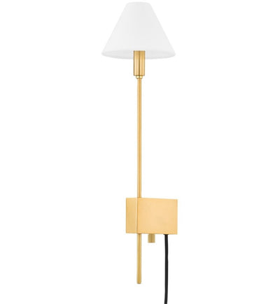 Hudson Valley - 5424-AGB - Teaneck 24" Wall Sconce