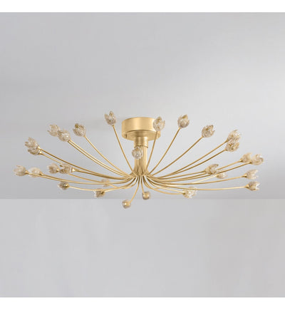 Hudson Valley - 5430-VGL - Falkirk 42" Semi-Flush Mount