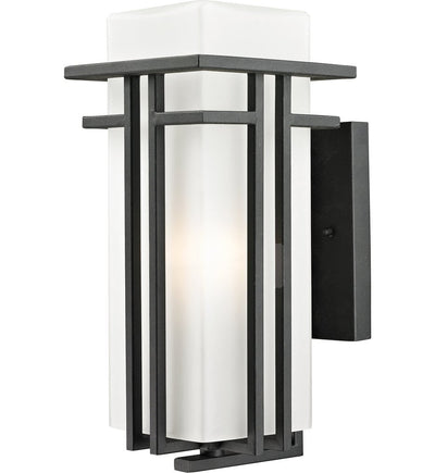 Z-Lite - 549M-BK - Abbey 14.63" Outdoor Wall Sconce
