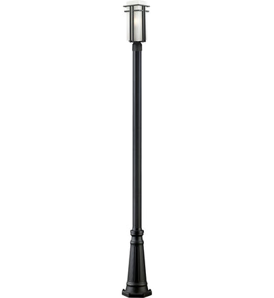 Z-Lite - 549PHBR-519P-BK - Abbey 113.375" Outdoor Post Light