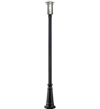 Z-Lite - 549PHMR-519P-BK - Abbey 111" Outdoor Post Light