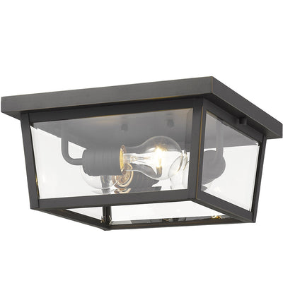 Z-Lite - Beacon 12" Outdoor Flush Mount