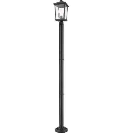 Z-Lite - 568PHBR-567P-BK - Beacon 83" Outdoor Post Light