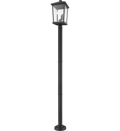 Z-Lite - 568PHXLR-567P-BK - Beacon 85.5" Outdoor Post Light