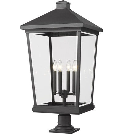 Z-Lite - 568PHXXLR-533PM-BK - Beacon 33" Outdoor Pier Mount