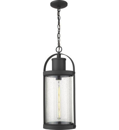 Z-Lite - 569CHB-BK - Roundhouse 9.25" Outdoor Pendant