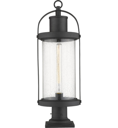 Z-Lite - 569PHB-533PM-BK - Roundhouse 27" Outdoor Pier Mount