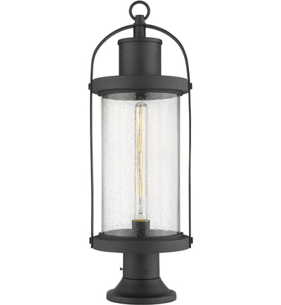Z-Lite - 569PHB-553PM-BK - Roundhouse 27" Outdoor Pier Mount