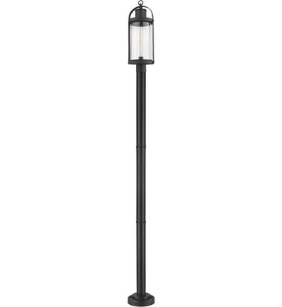 Z-Lite - 569PHB-567P-BK - Roundhouse 98.5" Outdoor Post Light
