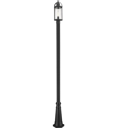 Z-Lite - 569PHM-519P-BK - Roundhouse 114.25" Outdoor Post Light