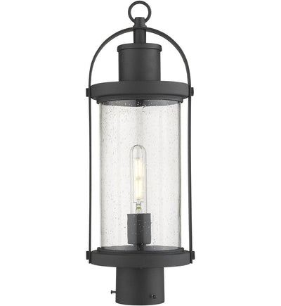 Z-Lite - 569PHM-BK - Roundhouse 20.5" Outdoor Post Mount