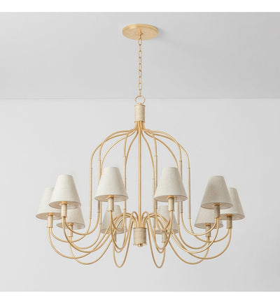 Hudson Valley - 5744-VGL - Warrensburg 44" Chandelier