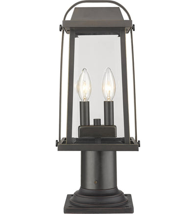 Z-Lite - Millworks 18.75" Outdoor Pier Mount