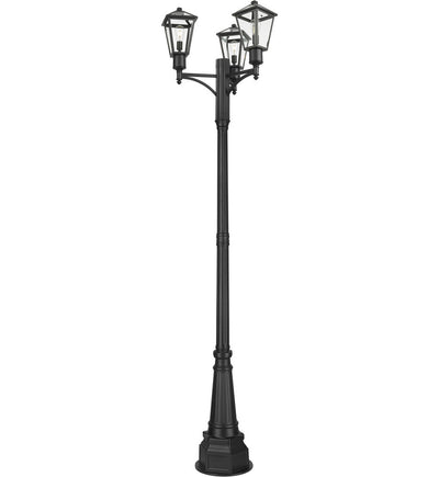 Z-Lite - 579PHMR-3-564P-BK - Talbot 111.5" Outdoor Post Light