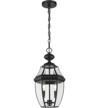 Z-Lite - 580CHM-BK - Westover 10" Outdoor Pendant