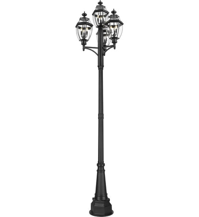 Z-Lite - 580PHB-4-564P-BK - Westover 125.75" Outdoor Post Light