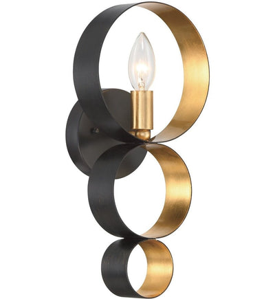 Crystorama - Luna 14.75" Wall Sconce