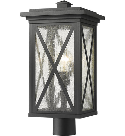 Z-Lite - 583PHBR-BK - Brookside 19.5" Outdoor Post Mount