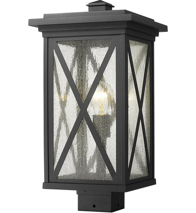 Z-Lite - 583PHBS-BK - Brookside 18.75" Outdoor Post Mount