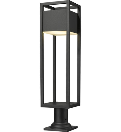 Z-Lite - 585PHBR-533PM-BK-LED - Barwick 29" Outdoor Pier Mount