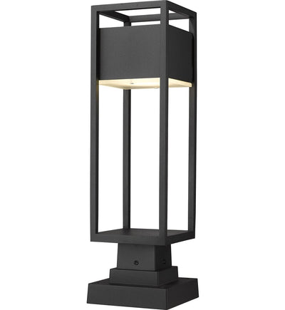 Z-Lite - 585PHMS-SQPM-BK-LED - Barwick 22.25" Outdoor Pier Mount