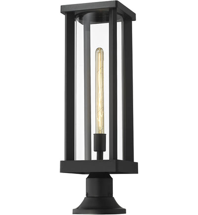 Z-Lite - 586PHBR-553PM-BK - Glenwood 22" Outdoor Pier Mount