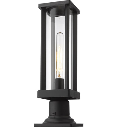 Z-Lite - 586PHMR-533PM-BK - Glenwood 16" Outdoor Pier Mount