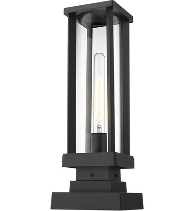 Z-Lite - 586PHMS-SQPM-BK - Glenwood 17.5" Outdoor Pier Mount