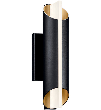Kichler - 59077BKTLED - Astalis 16.5" Outdoor Wall Sconce