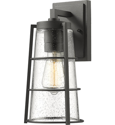 Z-Lite - 591M-BK - Helix 13" Outdoor Wall Sconce