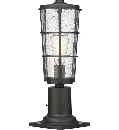 Z-Lite - 591PHM-533PM-BK - Helix 17.25" Outdoor Pier Mount