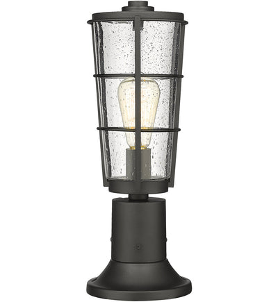 Z-Lite - 591PHM-553PM-BK - Helix 18" Outdoor Pier Mount