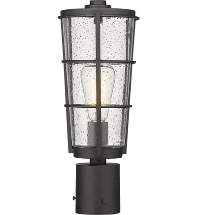 Z-Lite - 591PHM-BK - Helix 15.25" Outdoor Post Mount