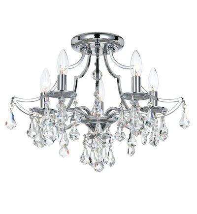 Crystorama - Cedar 18.5" Semi Flush