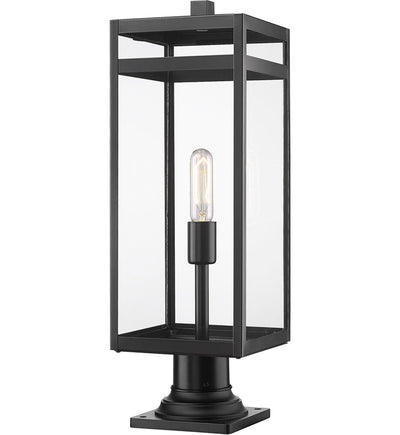 Z-Lite - 596PHBR-533PM-BK - Nuri 23.5" Outdoor Pier Mount