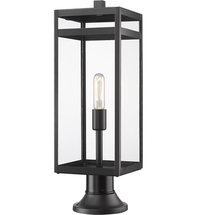 Z-Lite - 596PHBR-553PM-BK - Nuri 23.5" Outdoor Pier Mount