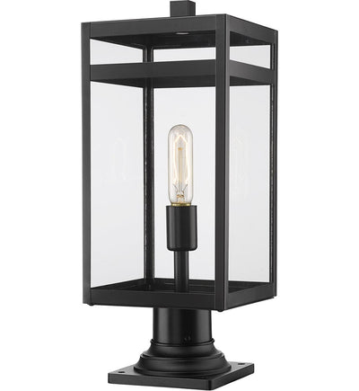 Z-Lite - 596PHMR-533PM-BK - Nuri 19.75" Outdoor Pier Mount