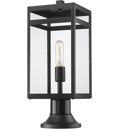 Z-Lite - 596PHMR-553PM-BK - Nuri 19.75" Outdoor Pier Mount