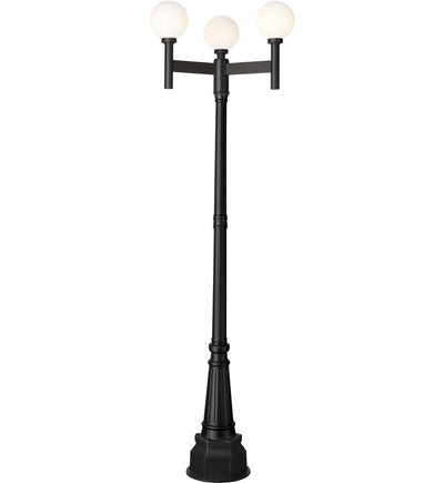 Z-Lite - 597MP3-564P-BK - Laurent 100" Outdoor Post Light
