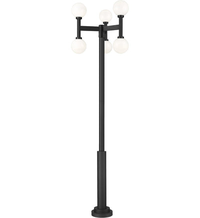 Z-Lite - 597MP6-5010P-BK - Laurent 121.5" Outdoor Post Light