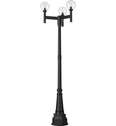 Z-Lite - 599MP3-564P-BK - Laurent 100" Outdoor Post Light