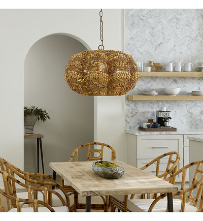Jamie Young - 5CLAM-SMNA - Clamshell 27" Chandelier