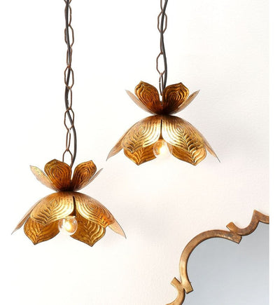 Jamie Young - 5FLOW-SMGO - Flowering 10.5" Pendant
