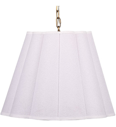 Jamie Young - 5SCAL-PEWH - Scalloped 24" Pendant