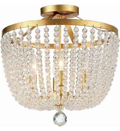 Crystorama - Rylee 16.5" Semi Flush
