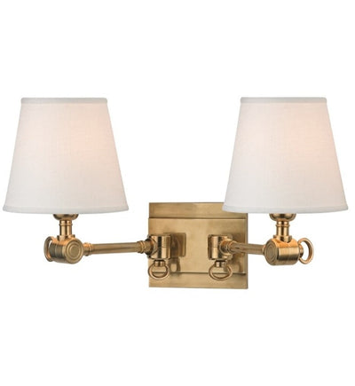 Hudson Valley - 6232-AGB - Hillsdale 18" Wall Sconce