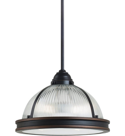 Generation Lighting - Pratt Street Prismatic 12.75" Pendant