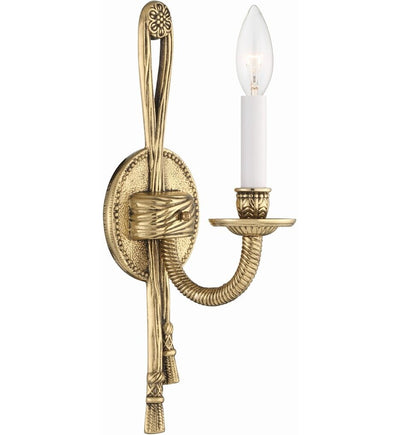 Crystorama - 651-OB - Cast Brass Wall Mount 15" Wall Sconce