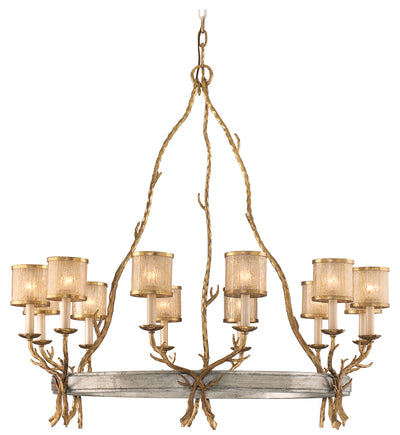 Corbett Lighting - 66-012-VGL/SSL - Parc Royale 41" Chandelier
