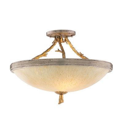 Corbett Lighting - 66-33-VGL/SSL - Parc Royale 19.25" Semi-Flush